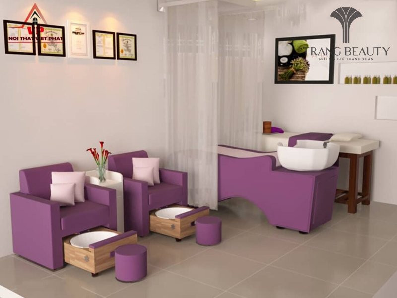 Mẫu ghế pedicure đơn này phù hợp với những tiệm nail có không gian nhỏ