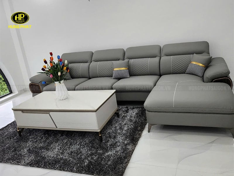 Mẫu ghế sofa da hiện đại từ xưởng bàn ghế Cần Thơ