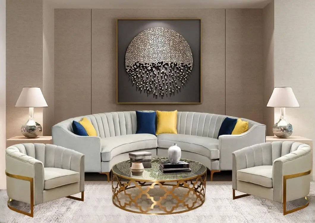 Mẫu ghế tiếp khách sofa êm ái, hiện đại cho phòng làm việc