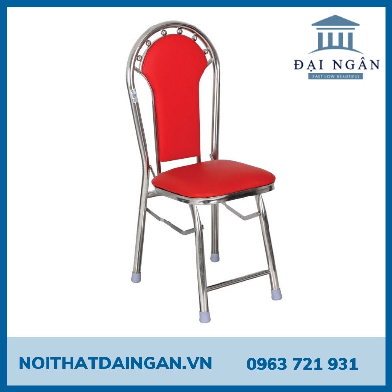 Mẫu ghế tựa có nệm thiết kế đơn giản, phù hợp nhiều không gian