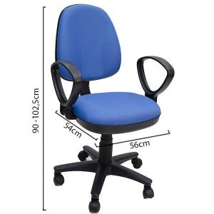 Mẫu ghế xoay Hòa Phát SG550 có tay vịn tiện lợi