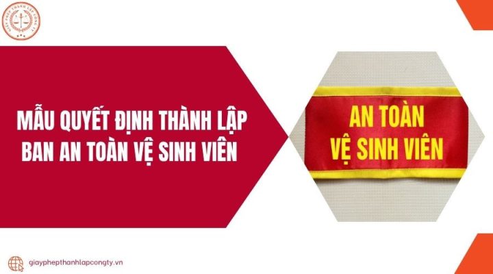 Mẫu quyết định thành lập ban an toàn lao động doanh nghiệp