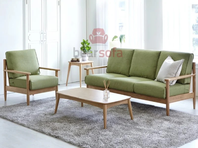Miếng lót ghế gỗ màu xanh đậm, giải pháp tăng tiện nghi cho ghế gỗ
