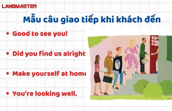 Mời bạn uống nước tiếng Anh: Đón khách thân mật tại phòng khách