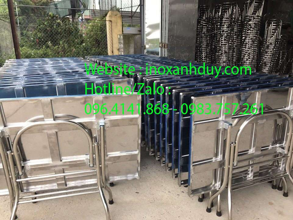 Mua bàn ghế inox cũ online hay trực tiếp để tiết kiệm