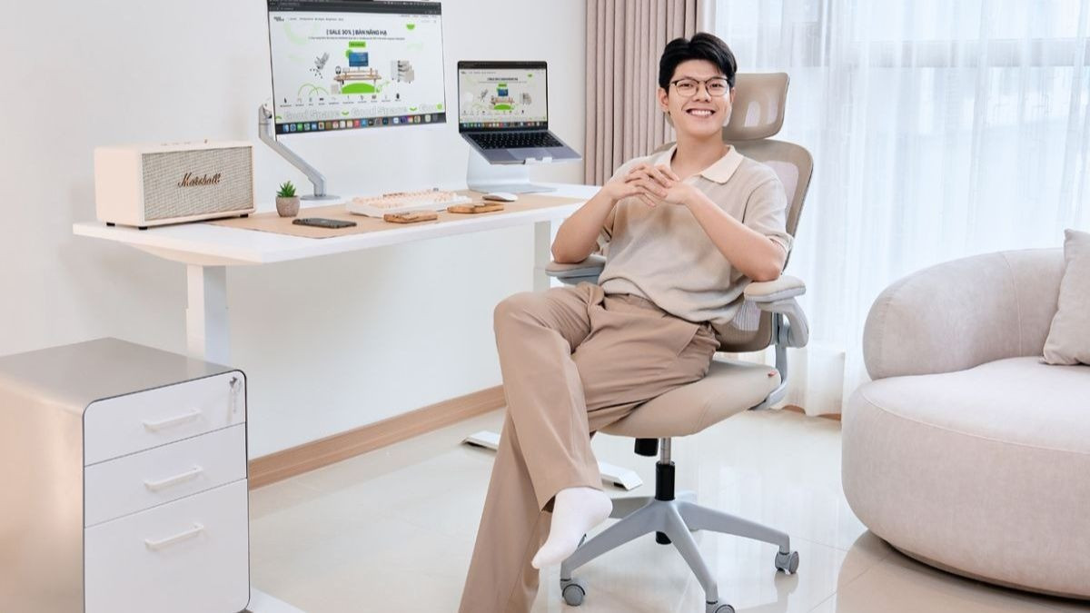 Ngồi đúng tư thế giúp bạn hạn chế tình trạng lưới bị chùng