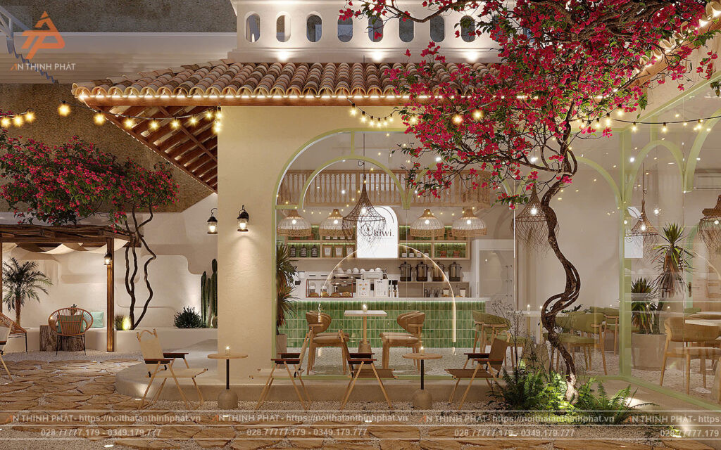 Nội thất ghế gỗ milk tea cho phòng ăn gia đình