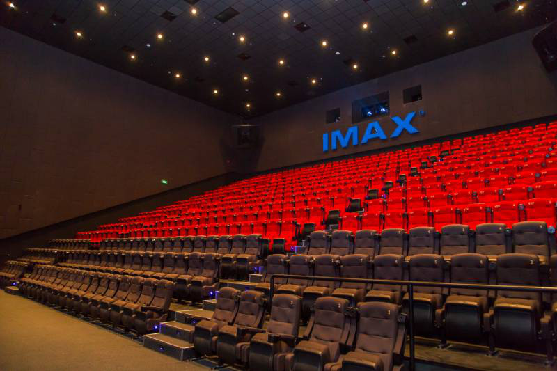 Phòng chiếu IMAX được trang bị 514 ghế ngồi cao cấp