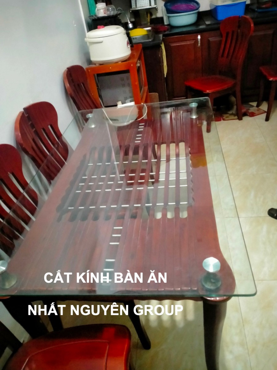 Quy trình cắt kính bàn ăn cường lực độ dày 10mm
