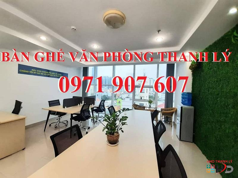 Setup bàn ghế văn phòng thanh lý giá rẻ