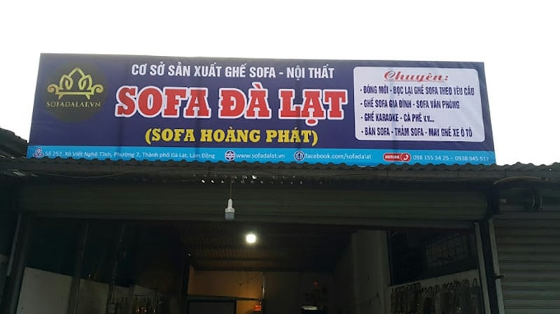 Showroom bàn ghế Đà Lạt