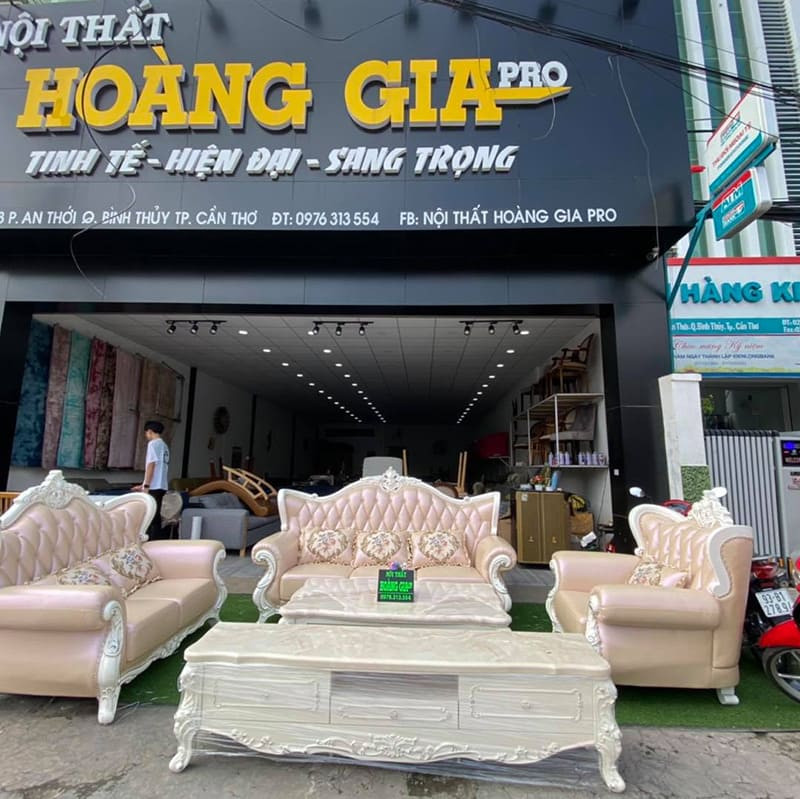 Showroom nội thất Hoàng Gia Pro - xưởng bàn ghế Cần Thơ