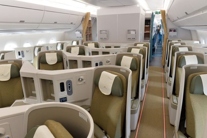 Sơ đồ ghế hạng Thương gia Vietnam Airlines
