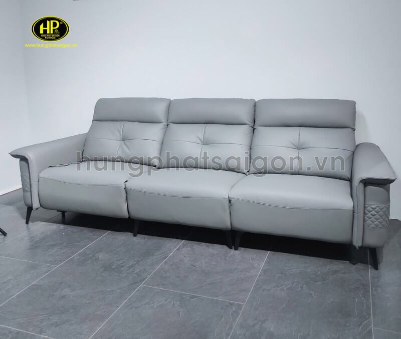 sofa thư giãn chỉnh điện da bò cao cấp y21