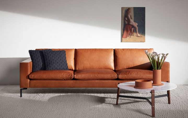 sofa văng da