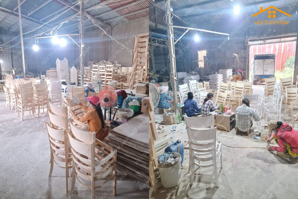 sơn phủ bề mặt bàn ăn gấp gọn đạt chuẩn an toàn
