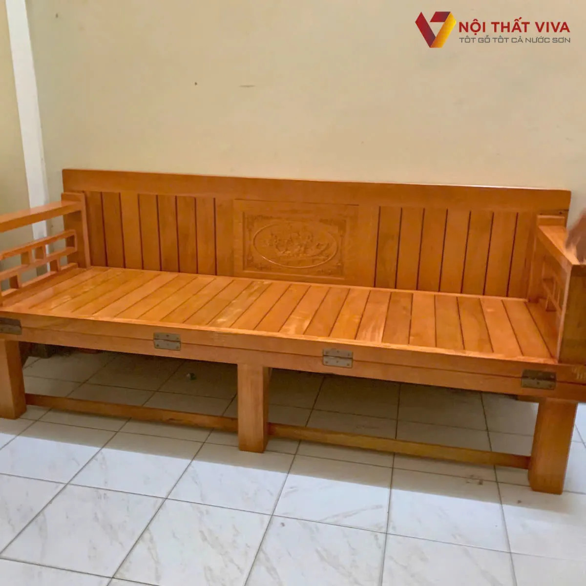 Sử dụng ghế gỗ gấp thành giường đúng cách để đảm bảo an toàn