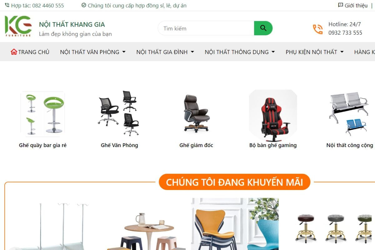 Sửa chữa ben hơi ghế văn phòng bị lỗi nâng hạ tại Quận 6