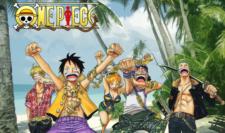 Tải hình nền máy tính One Piece chất lượng cao với Luffy và đồng đội