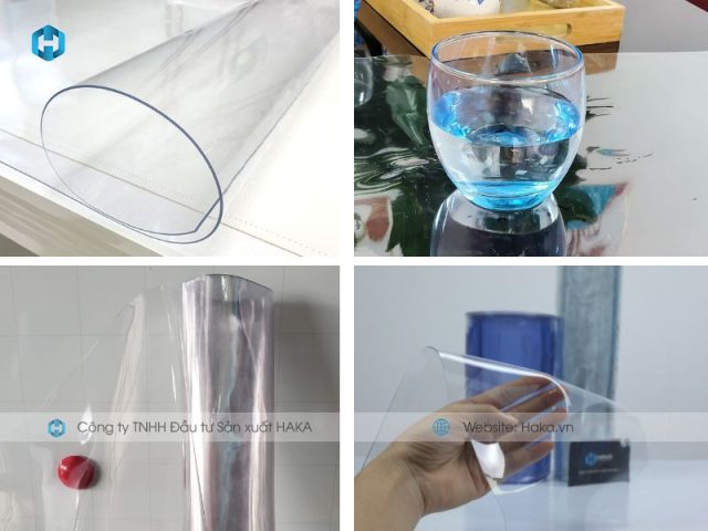 Tấm nhựa trải bàn ăn trong suốt bảo vệ và làm đẹp