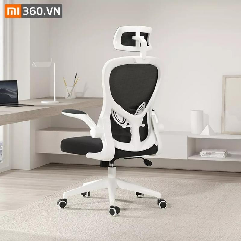 Tay vịn gập 90 độ tiện lợi của ghế công thái học Xiaomi HBADA HDNY163