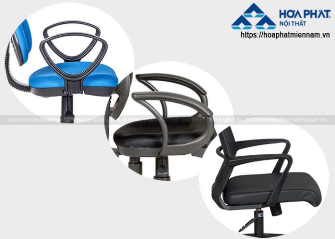 Tay vịn ghế xoay văn phòng chất liệu nhựa đúc bền bỉ