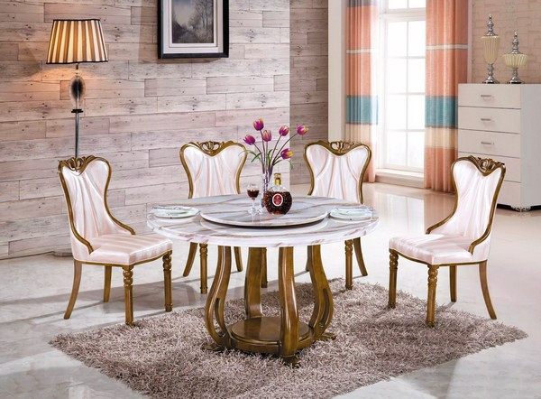 Thiết kế bàn ăn tròn đẹp mắt với kích thước tối ưu