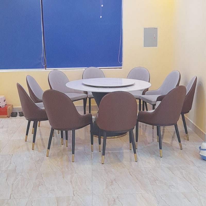 Thông số bàn ăn mặt đá 10 ghế