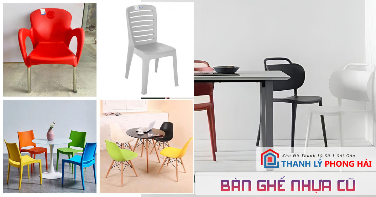 Tổng quan bàn ghế nhựa thanh lý