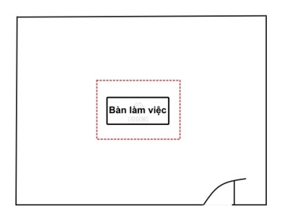 trung cung - không nên đặt bàn làm việc giữa phòng