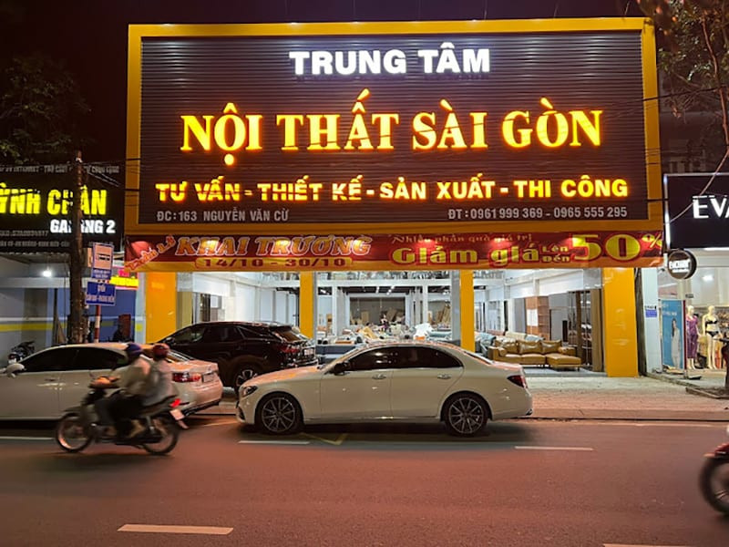 Trung tâm nội thất Sài Gòn Cần Thơ cung cấp đa dạng bàn ghế