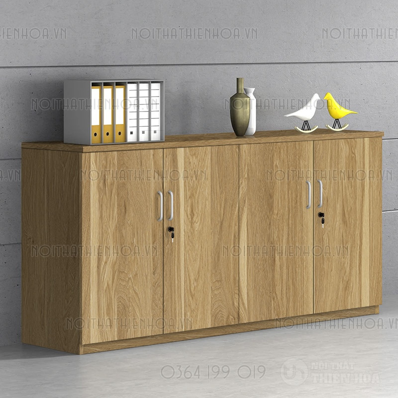 tủ hồ sơ thấp 4 cánh cho văn phòng