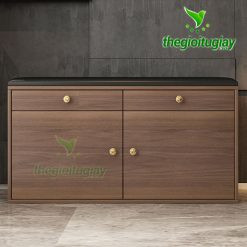 Tủ kiêm ghế ngồi TG400N màu trắng hiện đại