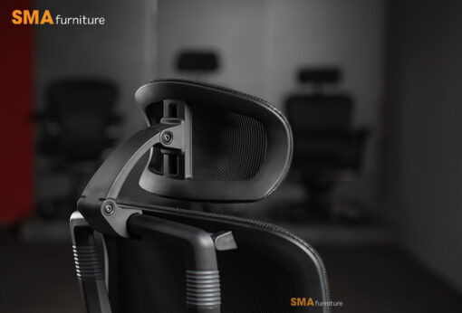 Tựa đầu 3D của ghế công thái học SMA Lumbar mang lại sự thoải mái tối đa