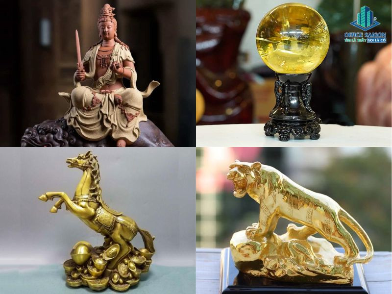 Vật phẩm phong thủy đặt trên bàn làm việc của Mậu Ngọ