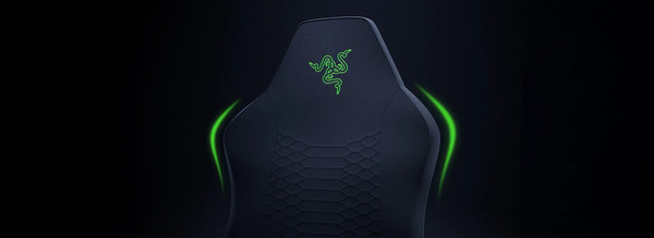 Vỏ bọc ghế gaming ôm sát hoàn hảo thiết kế công thái học của ghế Razer Iskur V2 X.