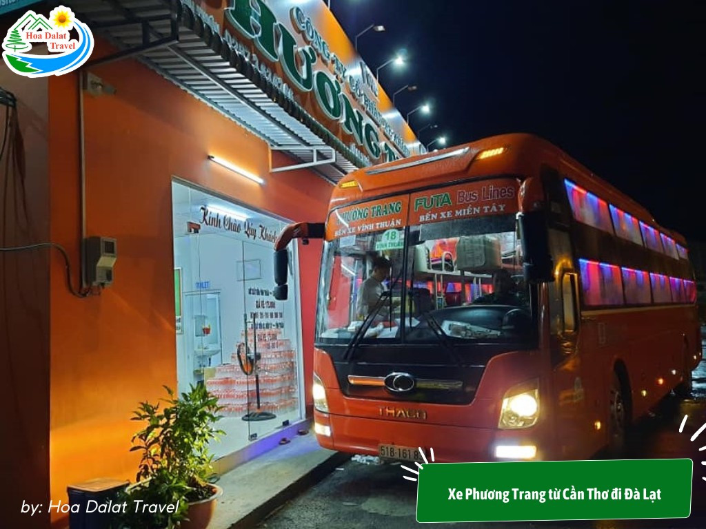 Xe Phương Trang ghế ngồi Cần Thơ đi Đà Lạt