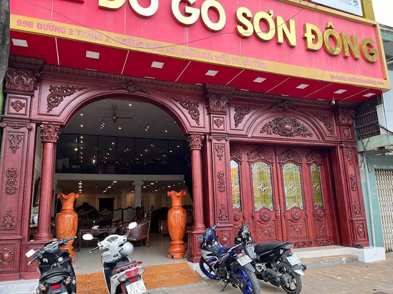 Xưởng bàn ghế Cần Thơ Sơn Đông chuyên đồ gỗ tân cổ điển