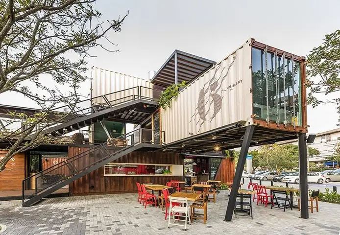Cà Phê Container Trang Trí Và Nội Thất