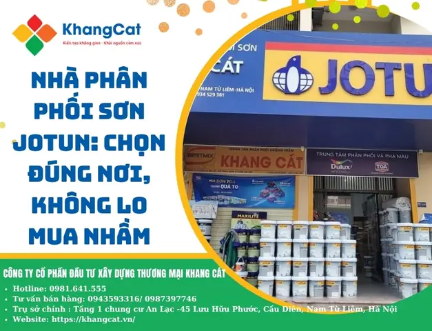 Nhà Phân Phối Sơn Jotun: Chọn Đúng Nơi, Không Lo Mua Nhầm Nhà Phân Phối Sơn Jotun: Chọn Đúng Nơi, Không Lo Mua Nhầm