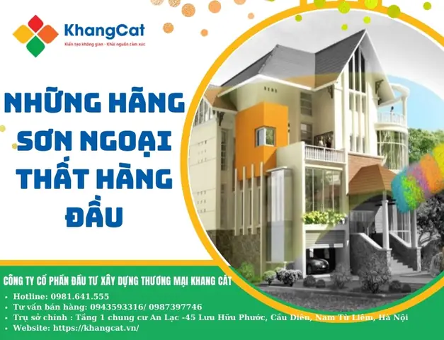 Những Hãng Sơn Ngoại Thất Hàng Đầu Tại Hà Nội