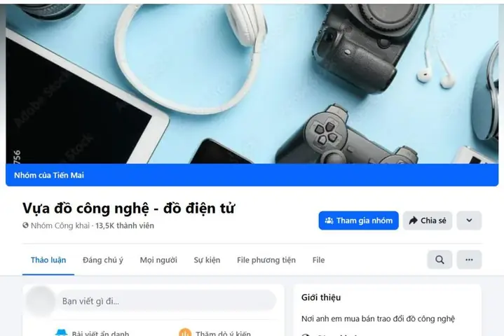 Các Group Bán Hàng Đồ Công Nghệ Và Điện Tử Các Group Bán Hàng Đồ Công Nghệ Và Điện Tử