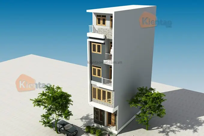 Thiết Kế Mẫu Nhà Phố 5 Tầng Hiện Đại 3.6x13m Tại Hai Bà Trưng, Hà Nội – Np30 Thiết Kế Mẫu Nhà Phố 5 Tầng Hiện Đại 3.6x13m Tại Hai Bà Trưng, Hà Nội – Np30