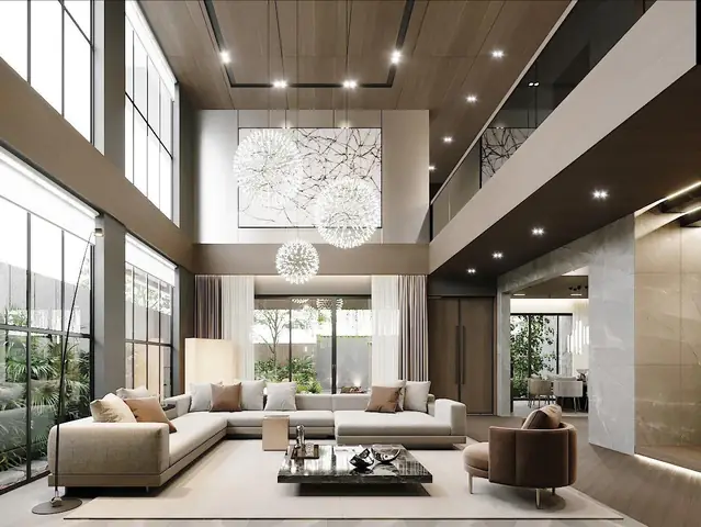 Mẫu Thiết Kế Nội Thất Phòng Khách Không Gian Mở Thoáng Đãng