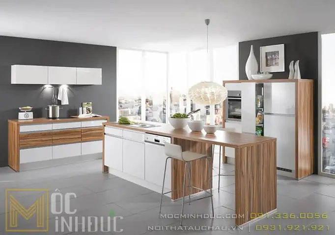 Mẫu Kệ Tivi Laminate Sang Trọng Cho Phòng Khách