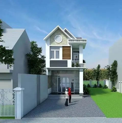 Thiết Kế Nhà 2 Tầng Mái Thái 500 Triệu Phong Cách Tân Cổ Điển Thiết Kế Nhà 2 Tầng Mái Thái 500 Triệu Phong Cách Tân Cổ Điển
