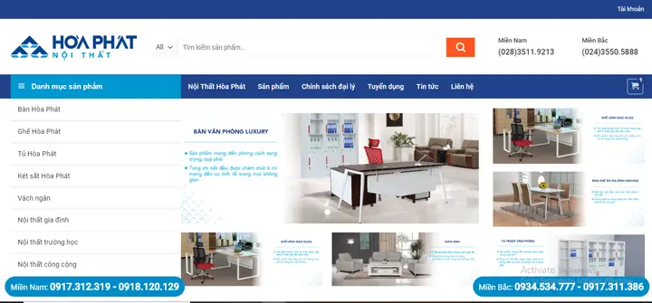 Trang Web Chính Thức Của Nội Thất Hòa Phát
