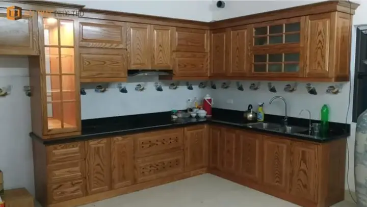 Hoàn Thiện Nội Thất Tủ Bếp Gỗ Sồi Nga Cho Chị Hải Tại Thị Trấn Kẻ Sặt, Hải Dương Hoàn Thiện Nội Thất Tủ Bếp Gỗ Sồi Nga Cho Chị Hải Tại Thị Trấn Kẻ Sặt, Hải Dương