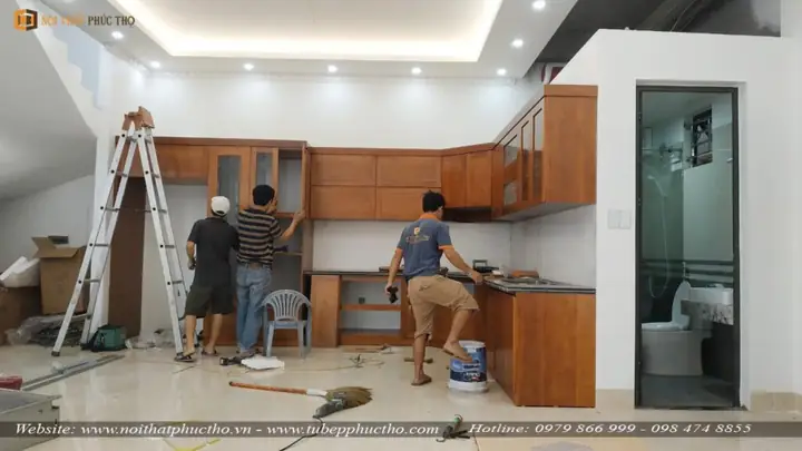 Bàn Giao Nội Thất Tủ Bếp Gỗ Dổi Tự Nhiên Nhà Anh Thái Tại Tt Minh Tân – Kinh Môn – Hải Dương. Bàn Giao Nội Thất Tủ Bếp Gỗ Dổi Tự Nhiên Nhà Anh Thái Tại Tt Minh Tân – Kinh Môn – Hải Dương.