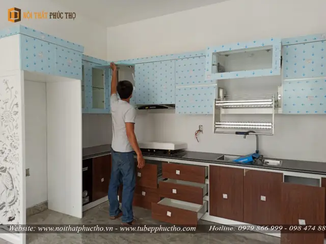 Tủ Bếp Nhựa Picomat Phủ Acrylic Bóng Gương | Nội Thất Phúc Thọ – Nhà Chú Dũng – Cầu Quay, Hải Phòng Tủ Bếp Nhựa Picomat Phủ Acrylic Bóng Gương | Nội Thất Phúc Thọ – Nhà Chú Dũng – Cầu Quay, Hải Phòng